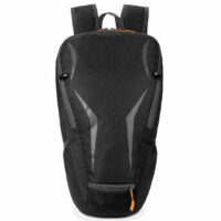 Water resistant shoulder bag helmet mesh