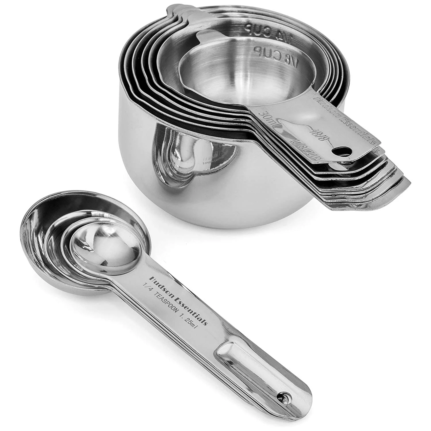 Hudson essentials stainless measuring measuring cups
