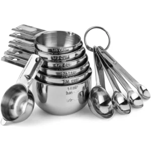 Hudson essentials stainless measuring measuring cups