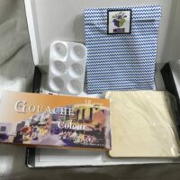 Square wood colors square gouache