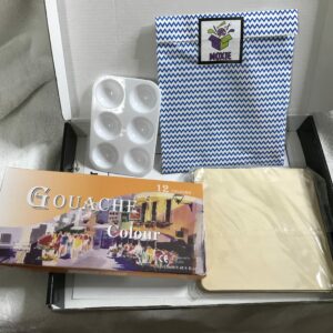 Square wood colors square gouache