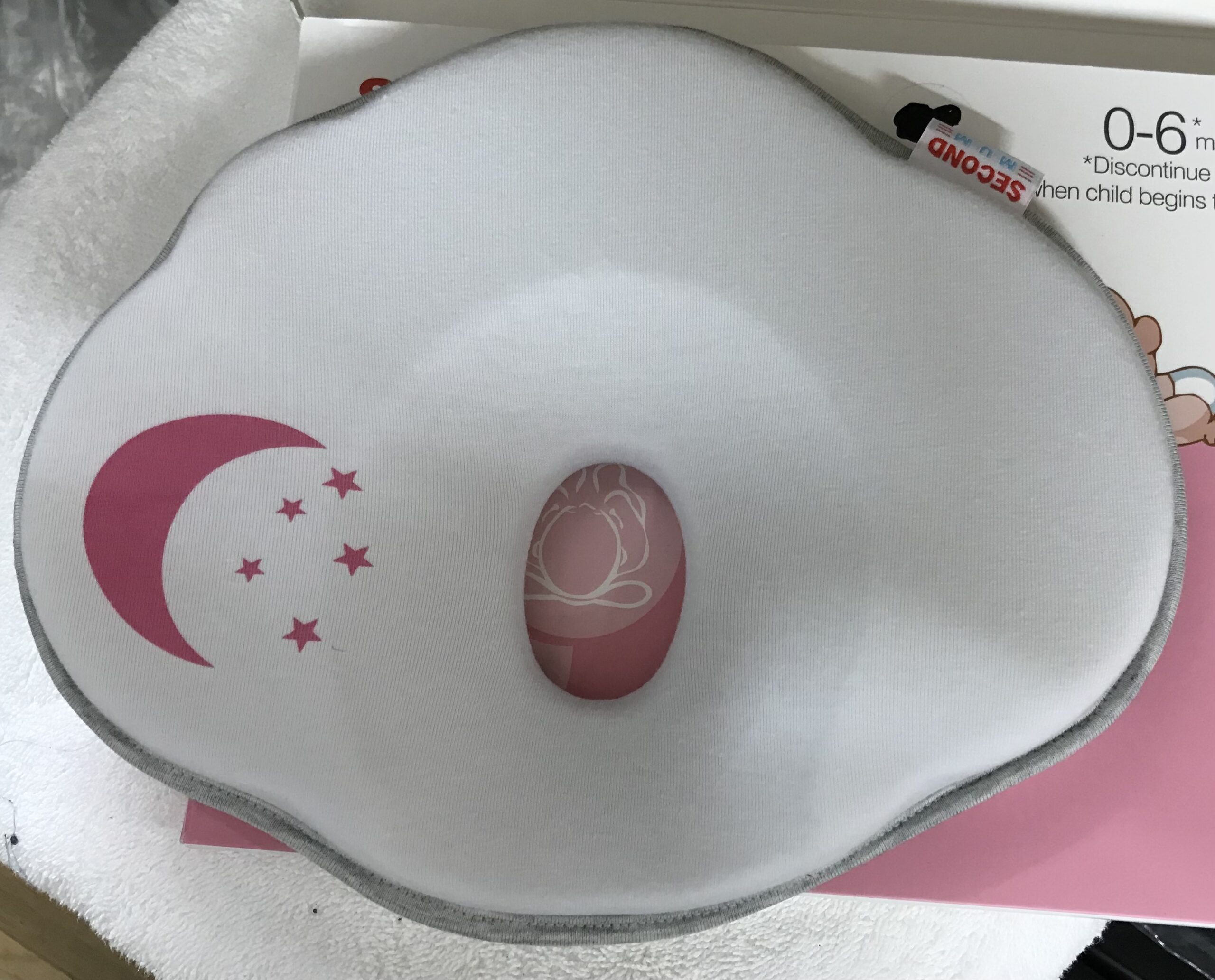 Baby pillow memory foam head support