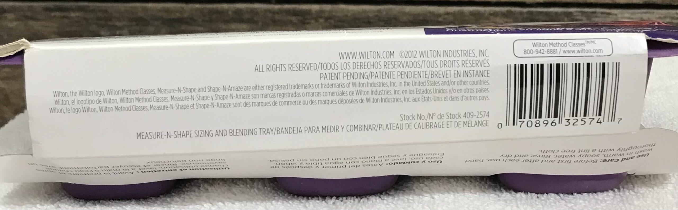 Shape sizing sizing blending blending tray