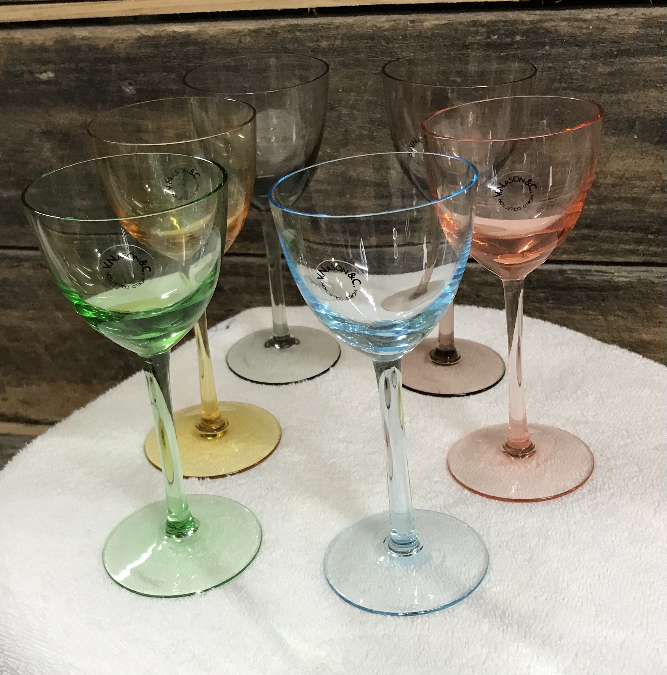 World collection stem wedding wedding glasses