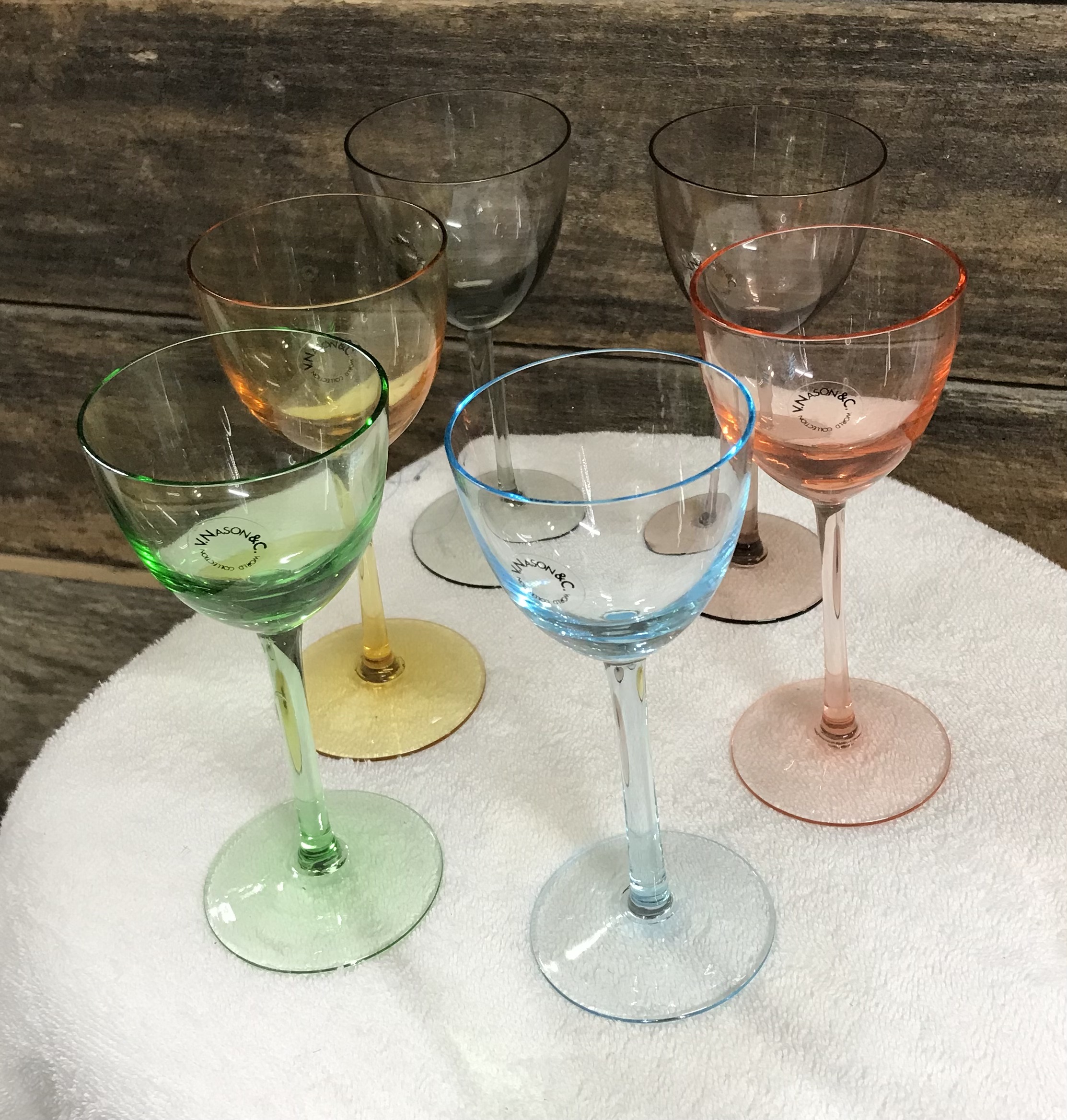 World collection stem wedding wedding glasses