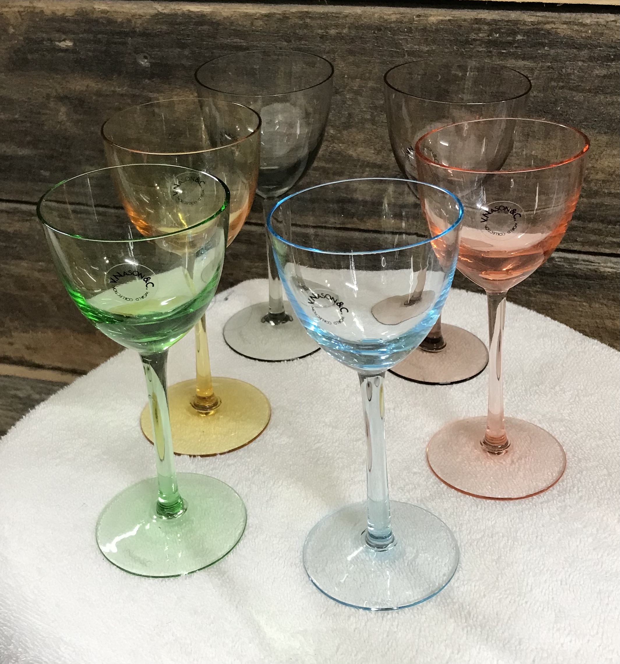 World collection stem wedding wedding glasses