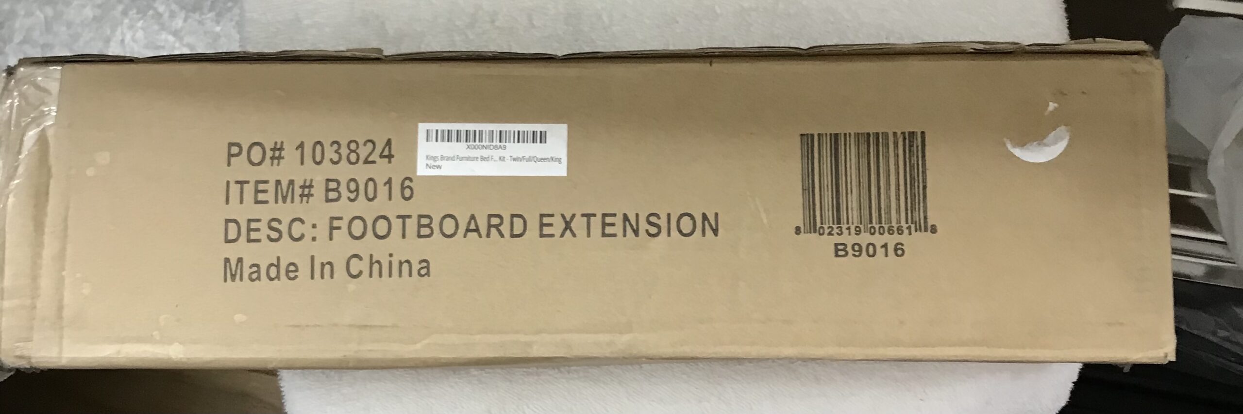 Bed frame kings brand frame extension