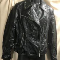 Faux leather chelsea deboer leather studded