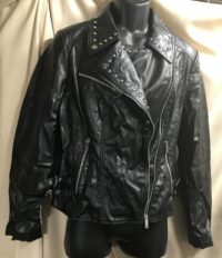 Faux leather chelsea deboer leather studded