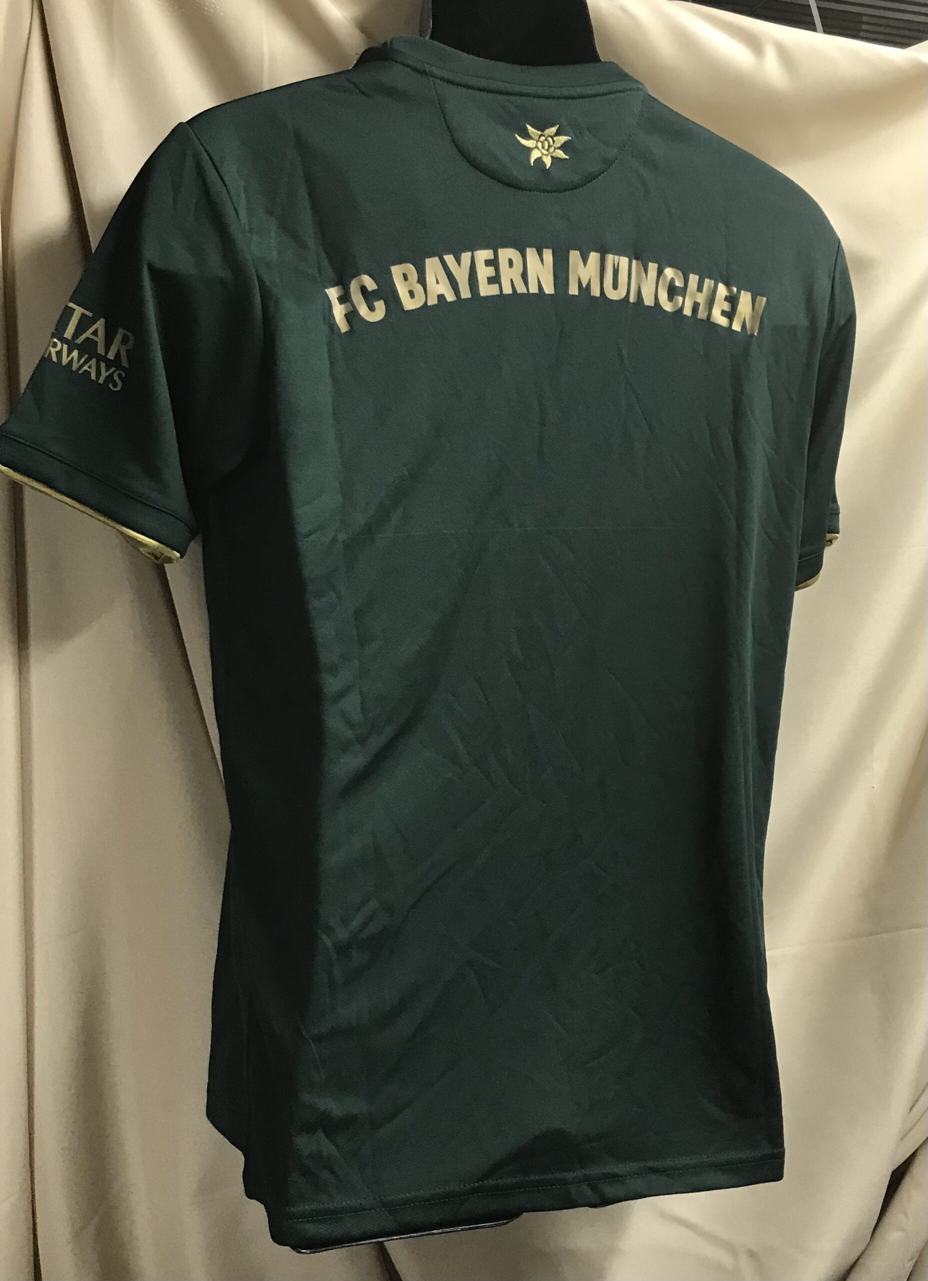 Bayern munich green night soccer jersey