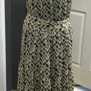 Banana republic sleeveless dress yellow purple