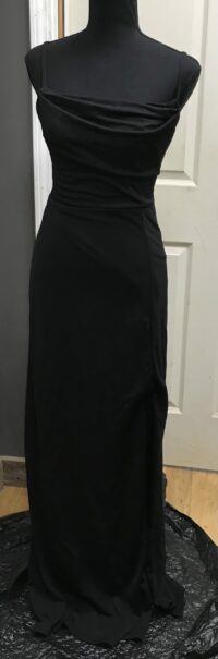 Birdy grey cowl neck floor length