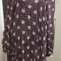 White dots lilac white