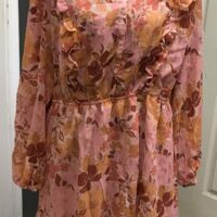 Lauren conrad floral ruffle ruffle mini