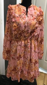 Lauren conrad floral ruffle ruffle mini