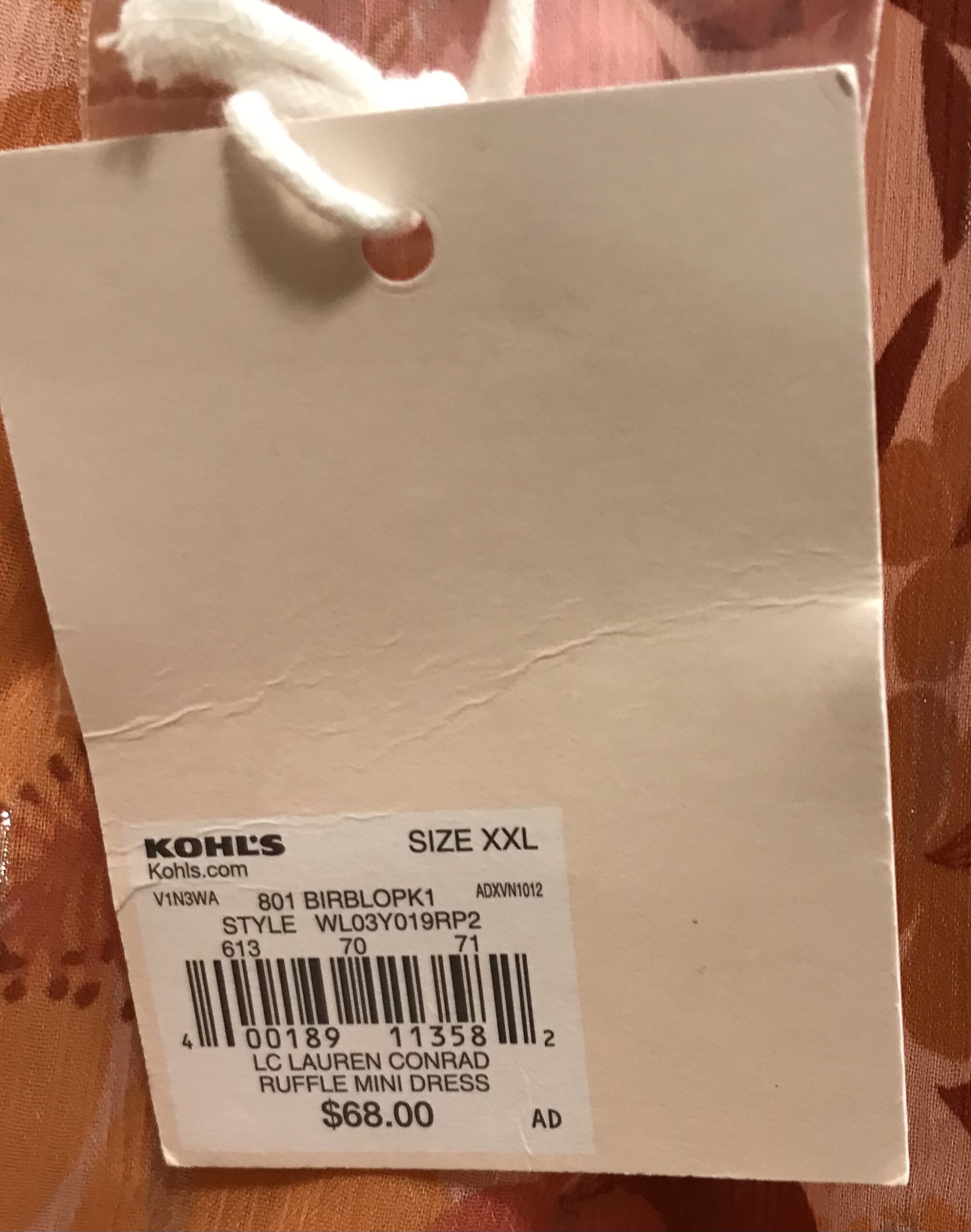 Lauren conrad floral ruffle ruffle mini