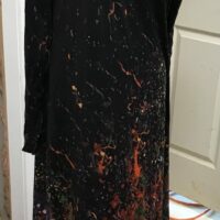 Black print print dress fashion says