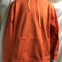 Orange pullover pullover hoodie hoodie sweatshirt
