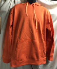 Orange pullover pullover hoodie hoodie sweatshirt