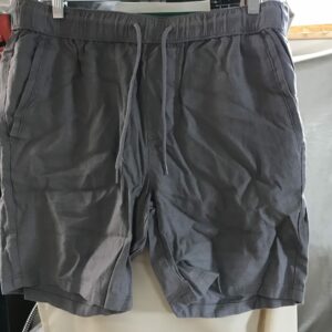 Frost grey linen shorts asos design