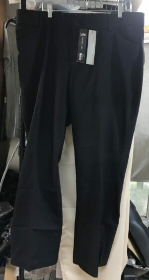 Eased fit jet black lee platinum