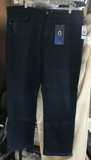 Straight fit black lagoon real denim