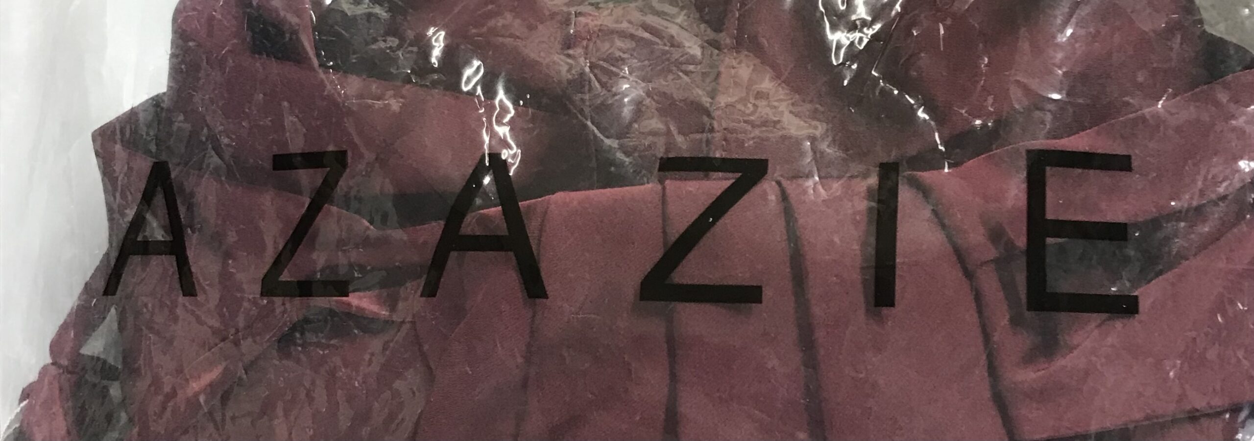 Stretch satin azazie aqua wine color