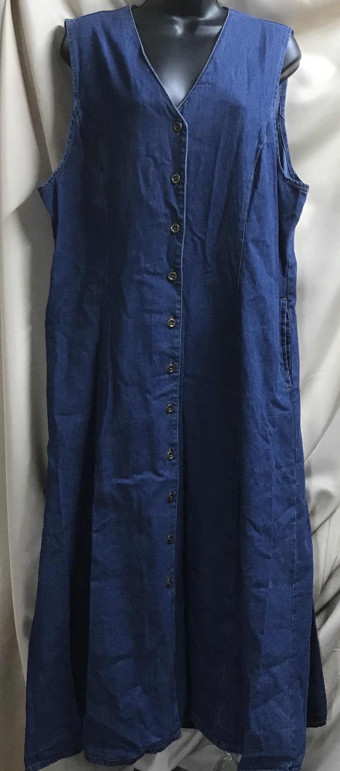 Dunner blue blue denim jumper dress