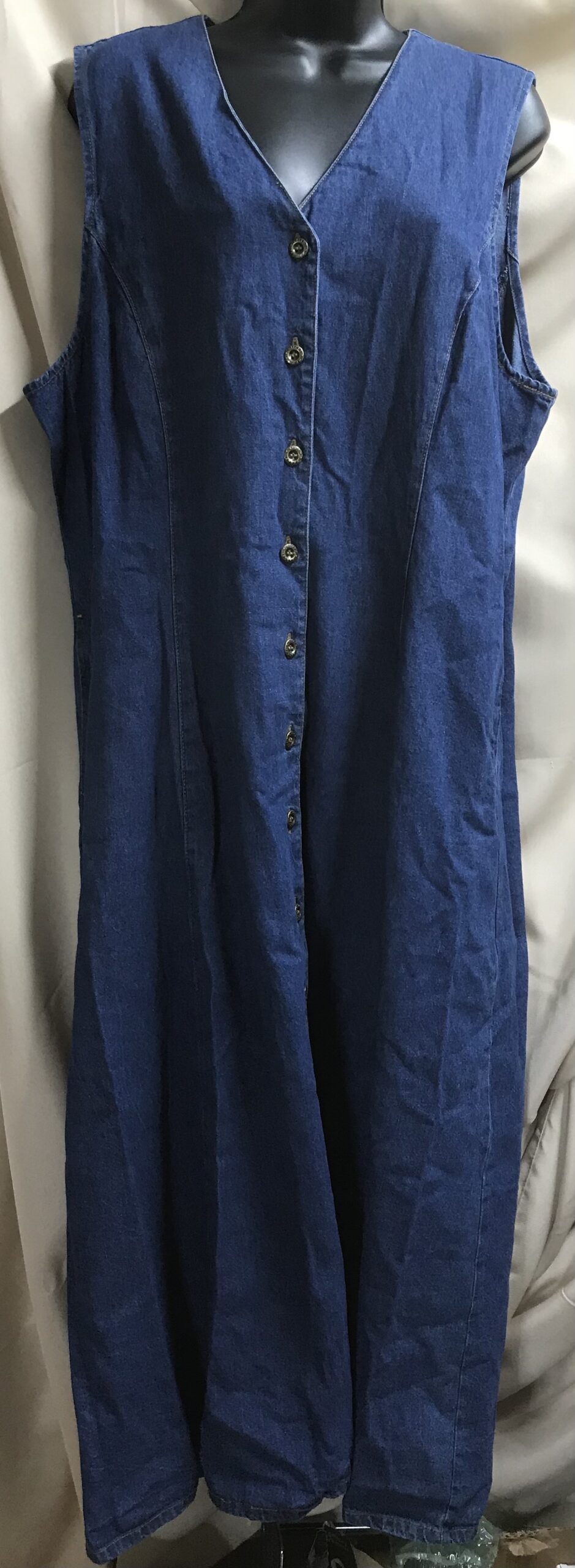 Dunner blue blue denim jumper dress