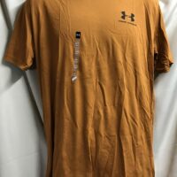 Bronze orange round neck armour men