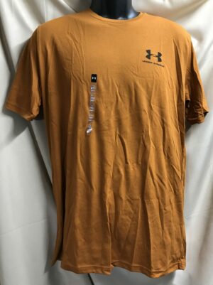 Bronze orange round neck armour men