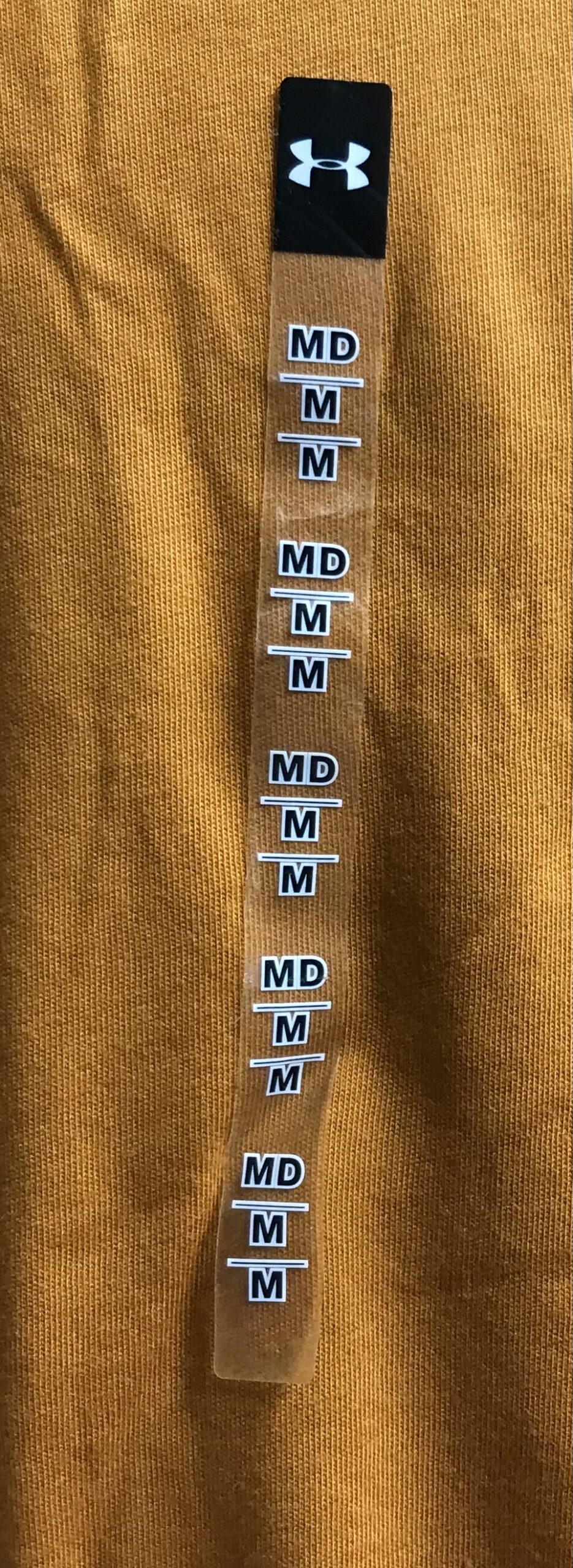 Bronze orange round neck armour men