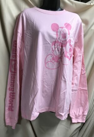 Long sleeve mickey mouse pink mickey