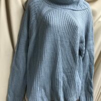 Light blue turtleneck sweater blue turtleneck
