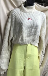 Romwe beige beige turtleneck turtleneck knit