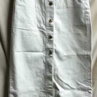 Maxi skirt zara denim denim cutoff