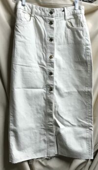 Maxi skirt zara denim denim cutoff