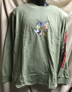 Tom jerry relaxed fit shirt green