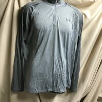 Long sleeve gray zip long