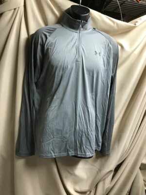 Long sleeve gray zip long