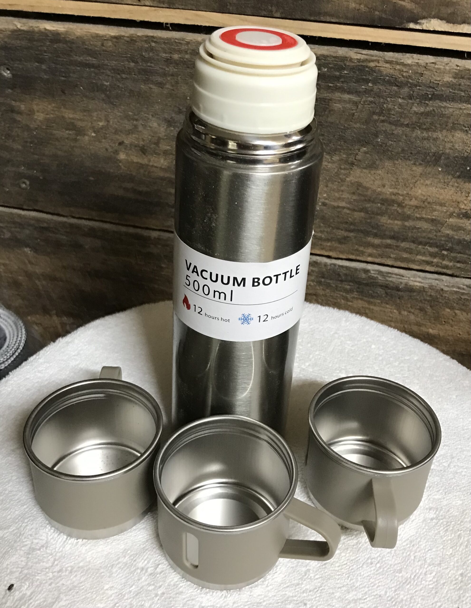 Stainless steel vacuum insulated 500ml stainless
