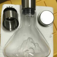 Flair glass stainless steel glass wine