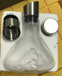 Flair glass stainless steel glass wine