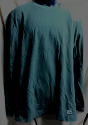 North face terry crew thyme heather