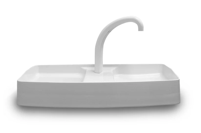 Sink twice toilet tank sink