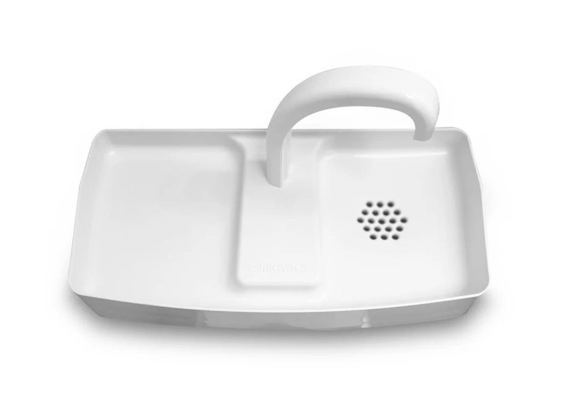 Sink twice toilet tank sink