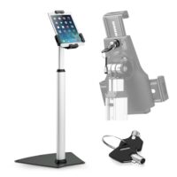 Floor stand anti theft tablet security
