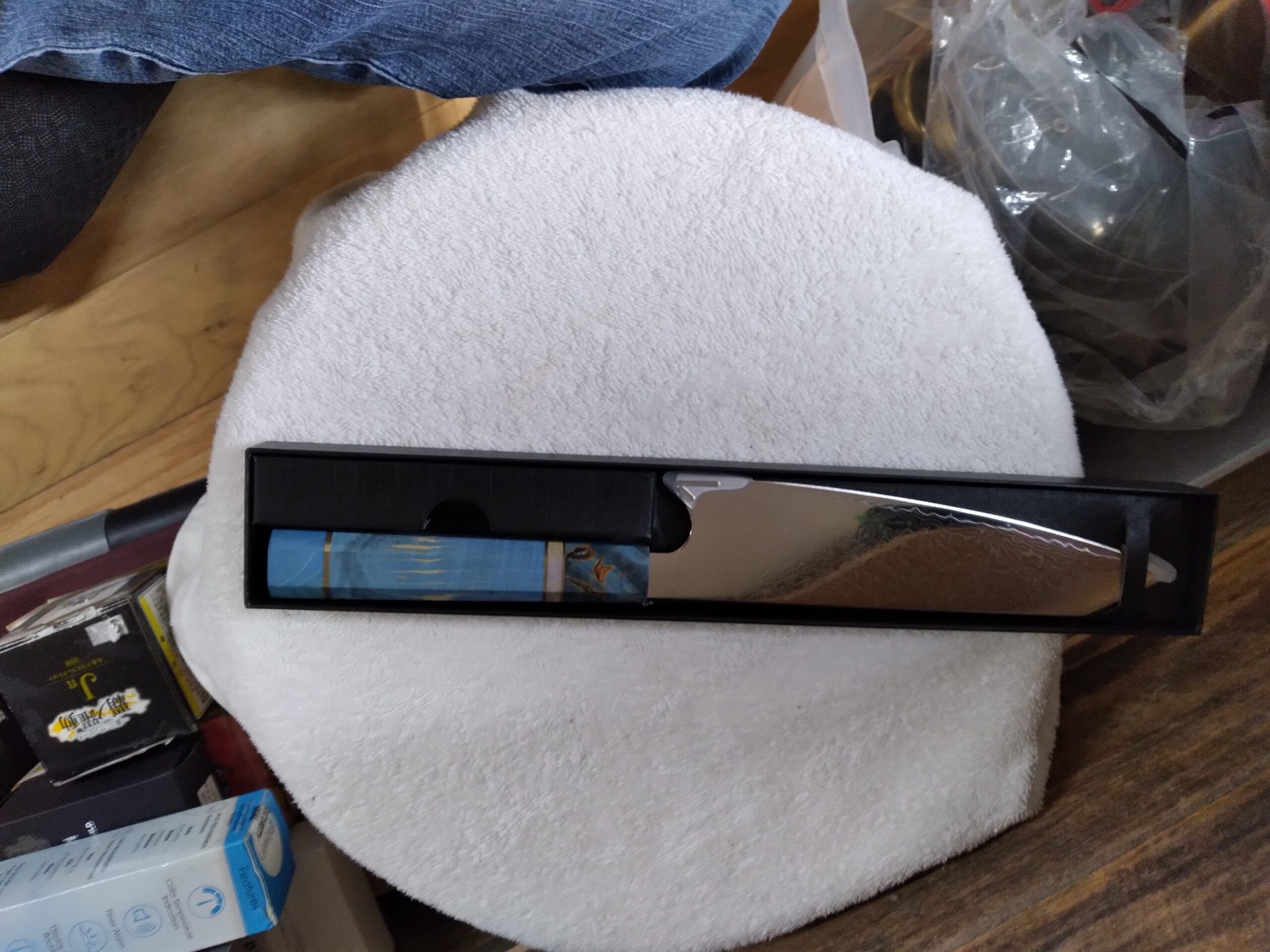 Santoku Japanese Chef Knife 7" Stainless Steel Kitchen Cooking Knife NEW - Image 3