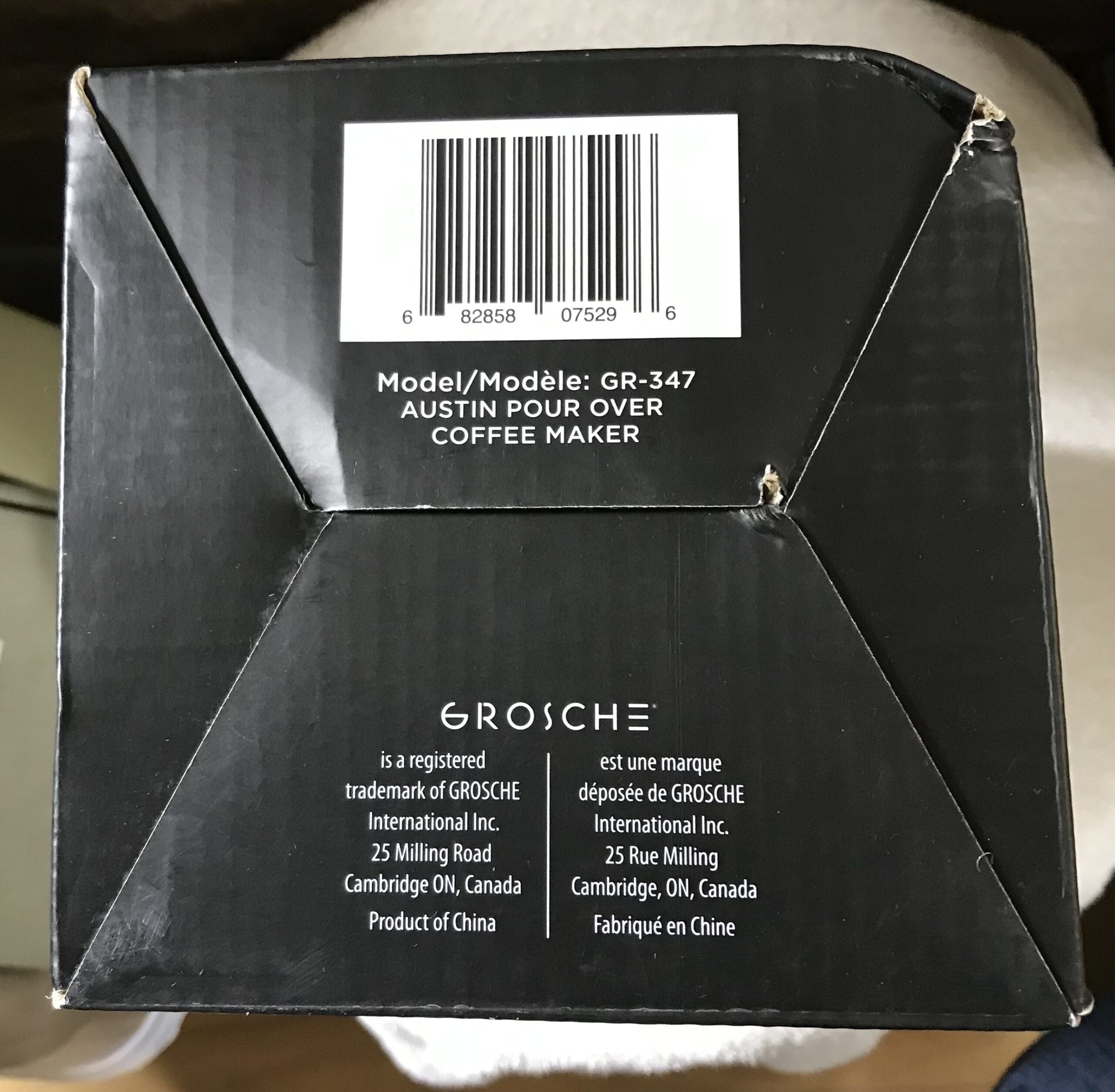 Grosche Austin-G5 Pour Over Coffee Maker 1000ml Hand Blown Glass Filter NEW - Image 6