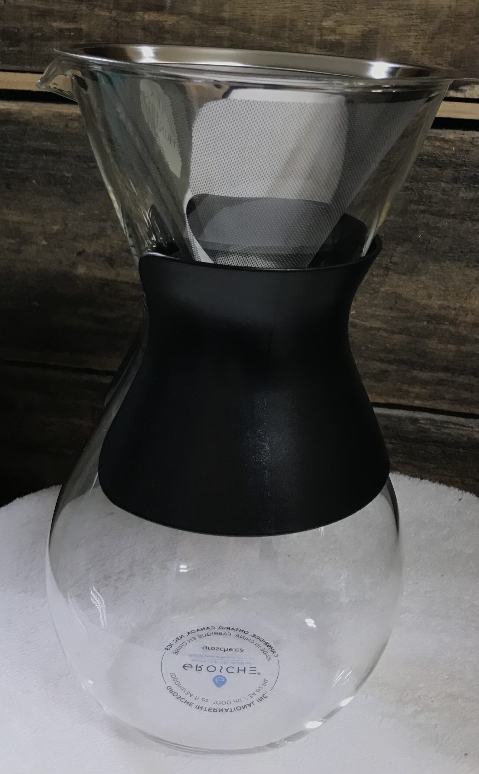 Grosche Austin-G5 Pour Over Coffee Maker 1000ml Hand Blown Glass Filter NEW - Image 8